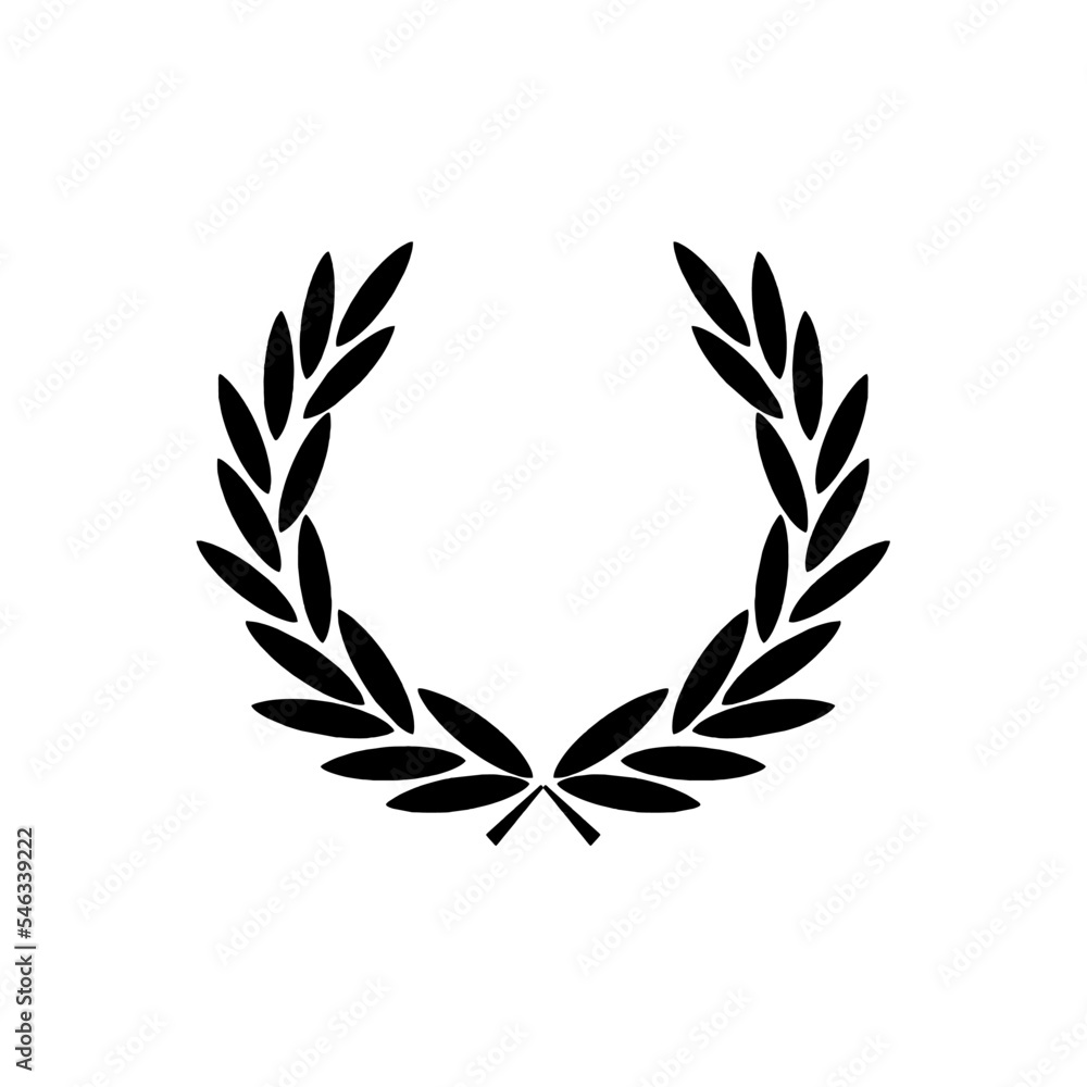 Laurel Wreath black and white Laurel Wreath black and white