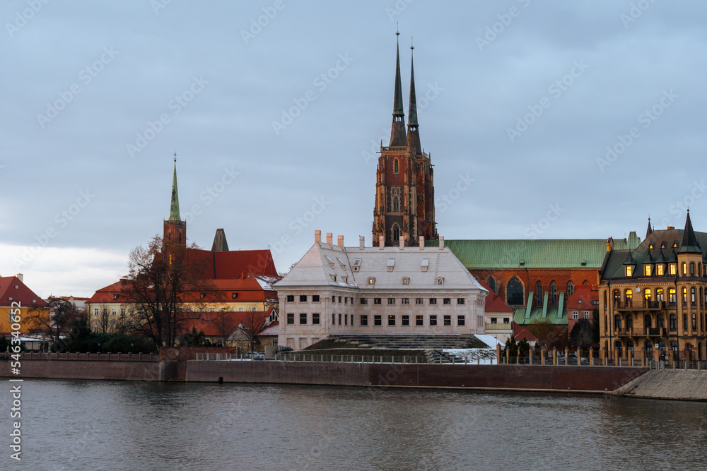 Cathedral of St. John the Baptist in Europe, Poland, Wroclaw. 
