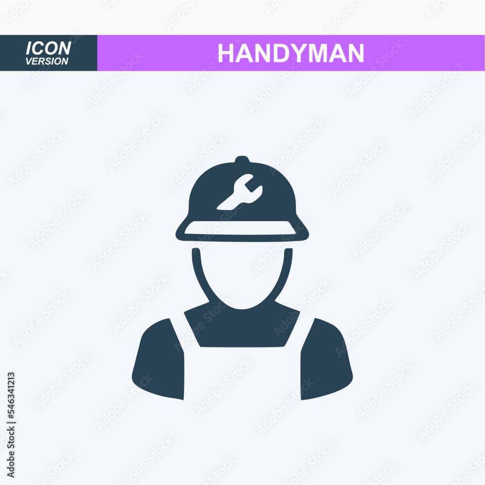 handyman icon vector sign symbol handyman icon vector sign symbol