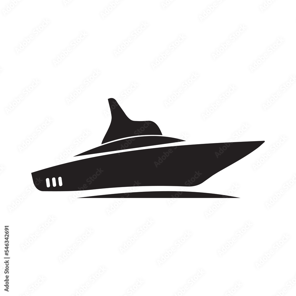 Isolated yacht icon image. Vector illustration design Isolated yacht icon image. Vector illustration design
