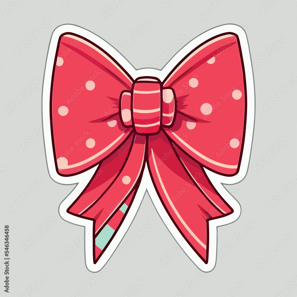 Sticker template with christmas bow,xmas bows stickers elements. New-year collection Sticker template with christmas bow,xmas bows stickers elements. New-year collection