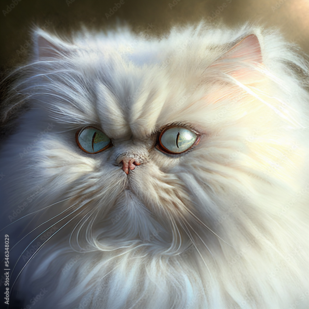 Persian. Portrait of a persian cat. Cat portrait