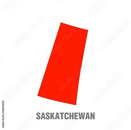 Free Download Saskatchewan vector graphic map art. Saskatchewan map. - GFXLoad
