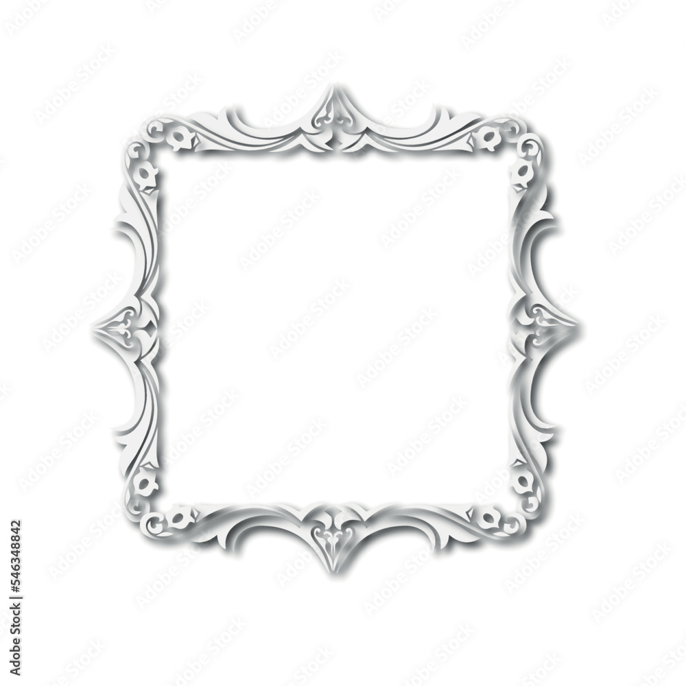 Frame, in the style of an ornament, Vector illustration eps 10, Art. Frame, in the style of an ornament, Vector illustration eps 10, Art.