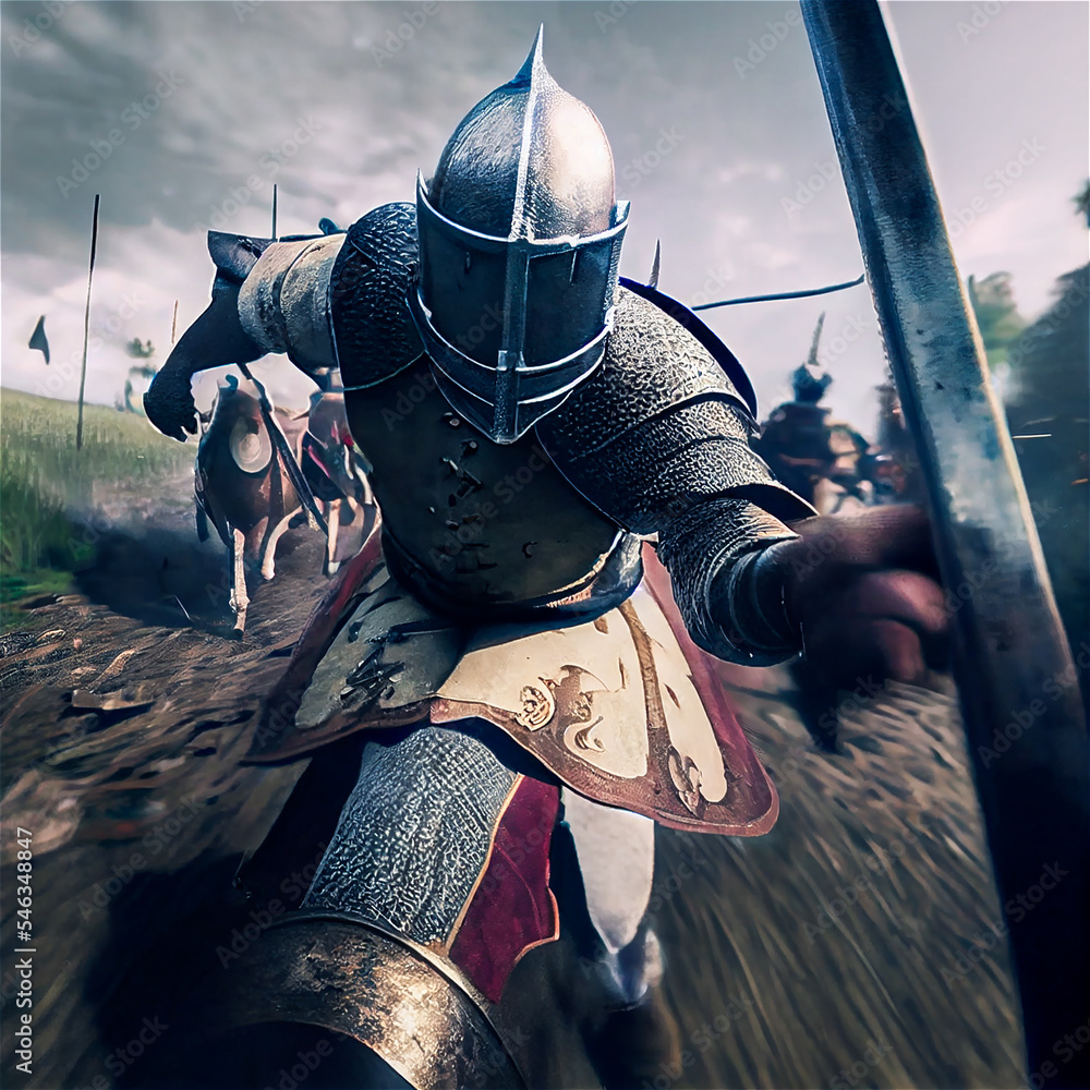 Photo & Art Print Knight in combat, FrankBoston
