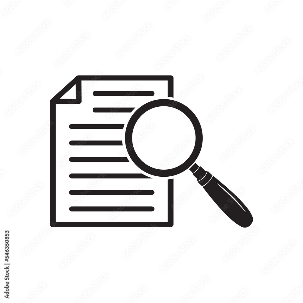 vector icon case study on white background. Stock vector vector icon case study on white background. Stock vector