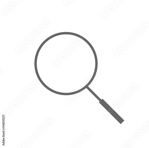 The search tool in the computer program. Zoom bar icon.