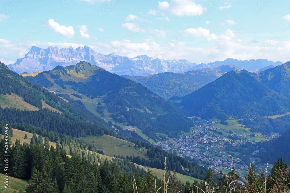 Paysage de montagne - Les Dents du Midi