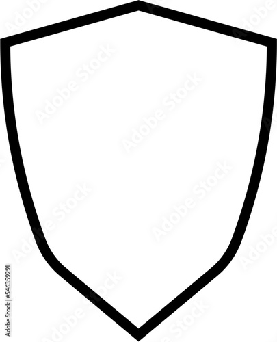 Badge Frame Outline Shape Design