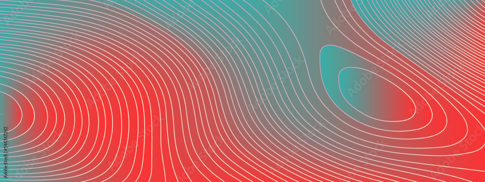 Abstract colorful paper cut and topographic map with lines and circles background. Topographic map and place for texture. Topographic gradient linear background with copy space. Vector illustration Abstract colorful paper cut and topographic map with lines and circles background. Topographic map and place for texture. Topographic gradient linear background with copy space. Vector illustration