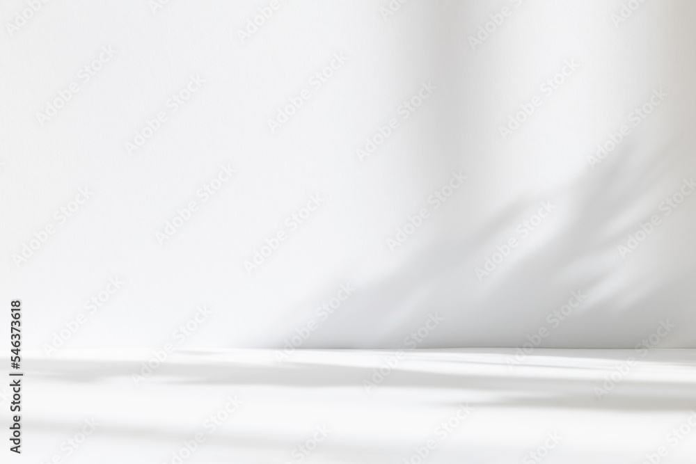 Abstract white studio background for product presentation. Empty room ...
