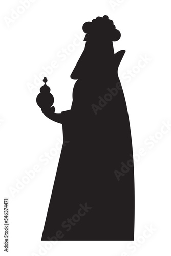melchior wise man silhouette photo
