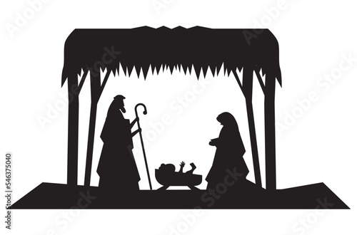 sacred family manger characters
