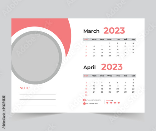 2023 calendar happy new year design