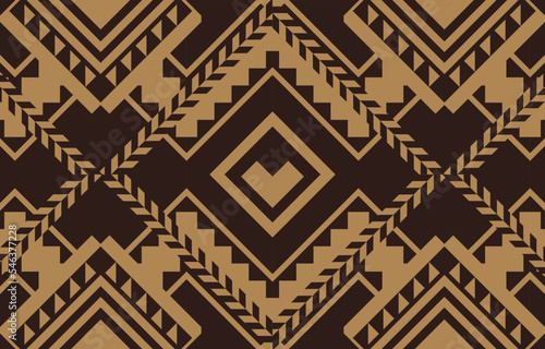 Carpet pattern. Seamless geometry. Western handmade saddle blanket rug pattern, Aztec,