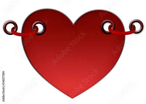 Herz, Liebe, Hängend, Rotes, Valentin, Design