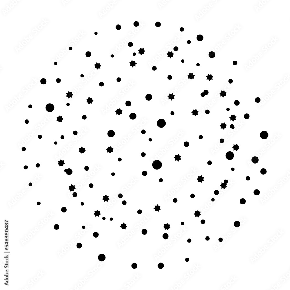 A celebrative pyrotechnic, flat illustration A celebrative pyrotechnic, flat illustration