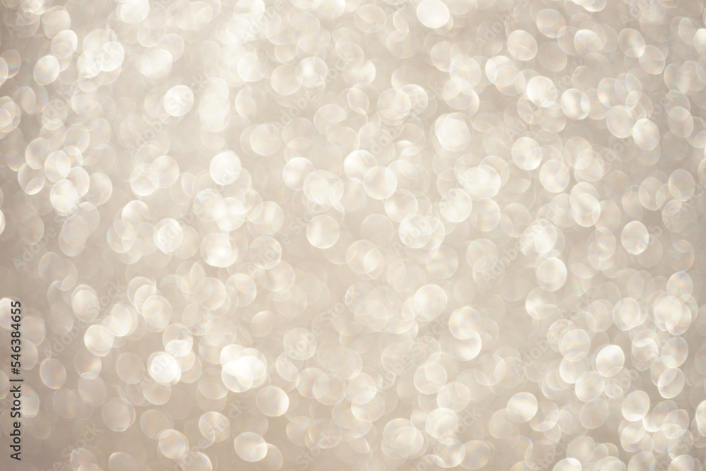 Shiny blurred silver background with round bubbles Shiny blurred silver background with round bubbles