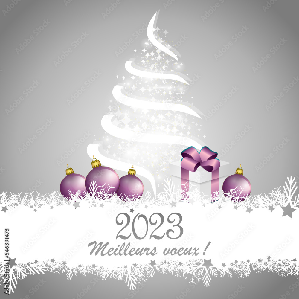 Fototapeta premium 2023 – Meilleurs vœux – Happy New Year