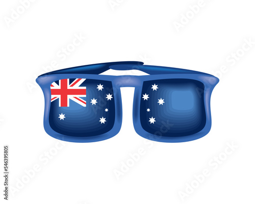 sunglasses with australia flag