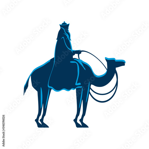 king wise on camel