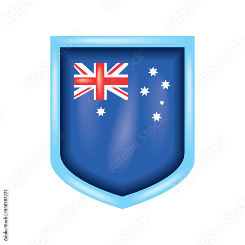 australia flag shield