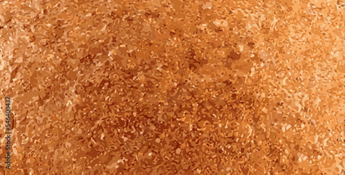 Vector realistic brown bread texture. Bakery crust pattern. Dry toast background. Natural food backdrop. White bread horizontal banner. 3d snack shape isolated. Ground grainy backdrop. Desert rock
