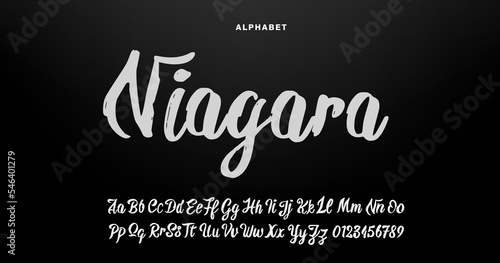 font alphabet Abstract Fashion. Typography urban fonts for logo, brand photo