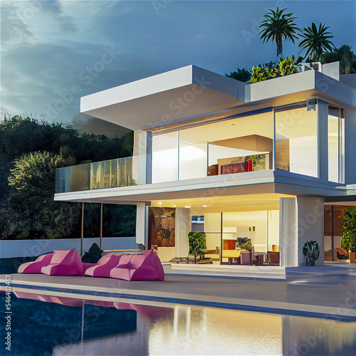 Modern residential building...