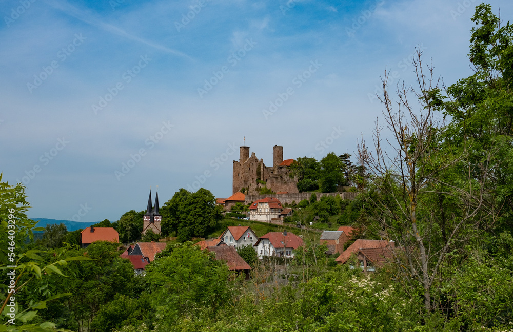 Burgruine Hanstein (Blick auf die Stadt)