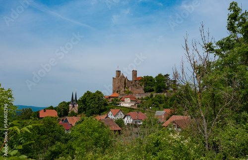 Burgruine Hanstein (Blick auf die Stadt)