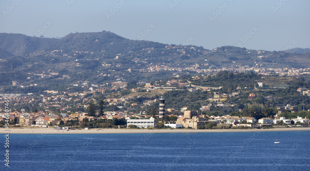 City by the Sea. Messina, Sicilia, Italy. Sunny Morning.