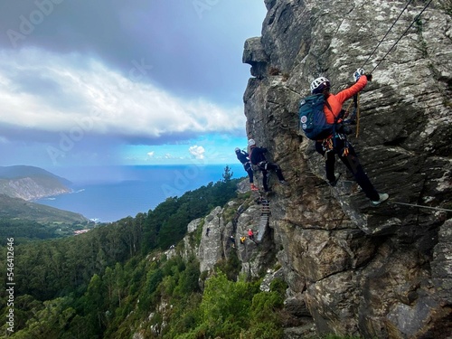 Alpinismo en la comarca de Ferrolterra, Galicia