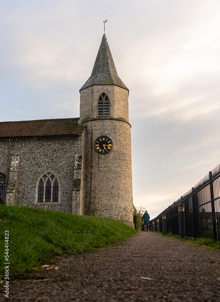 A rustic church in Norfolk, England