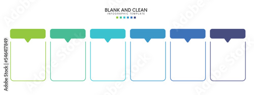 Blank and clean. Steps business data visualization timeline process infographic template design