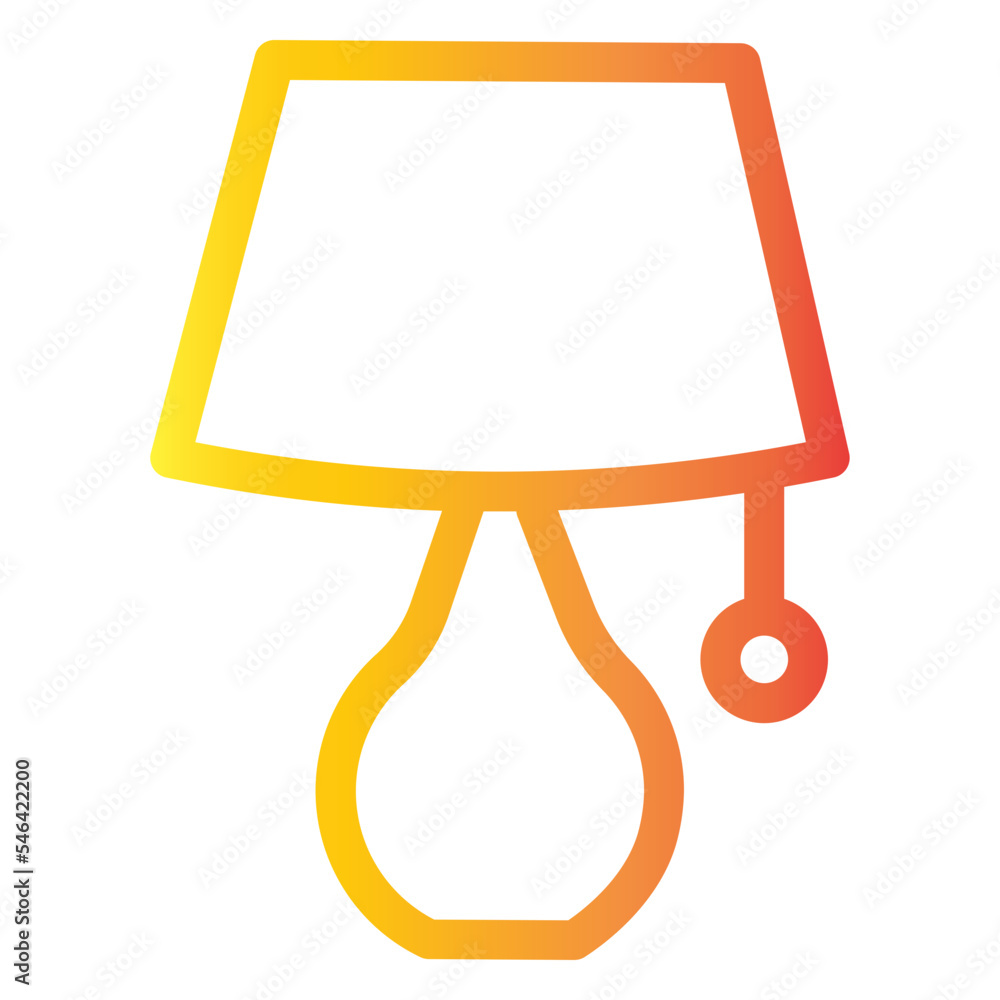 Lamp Light Table Icon Lamp Light Table Icon