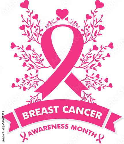breast cancer awareness day pink ribbon