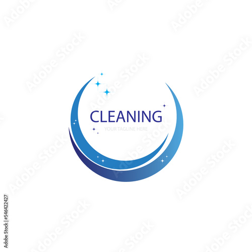 Clean icon logo template free vector