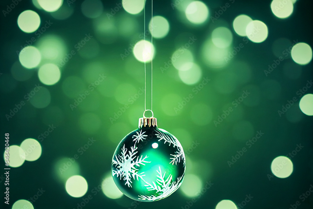 Fototapeta premium christmas background with christmas balls