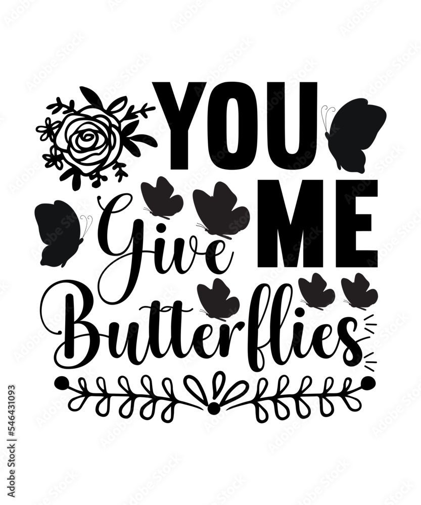 Simple Butterfly SVG, Split Monogram SVG, Butterfly Vector, Butterfly ...