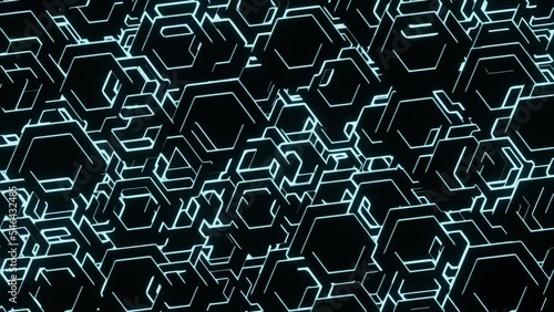 abstract circuit board