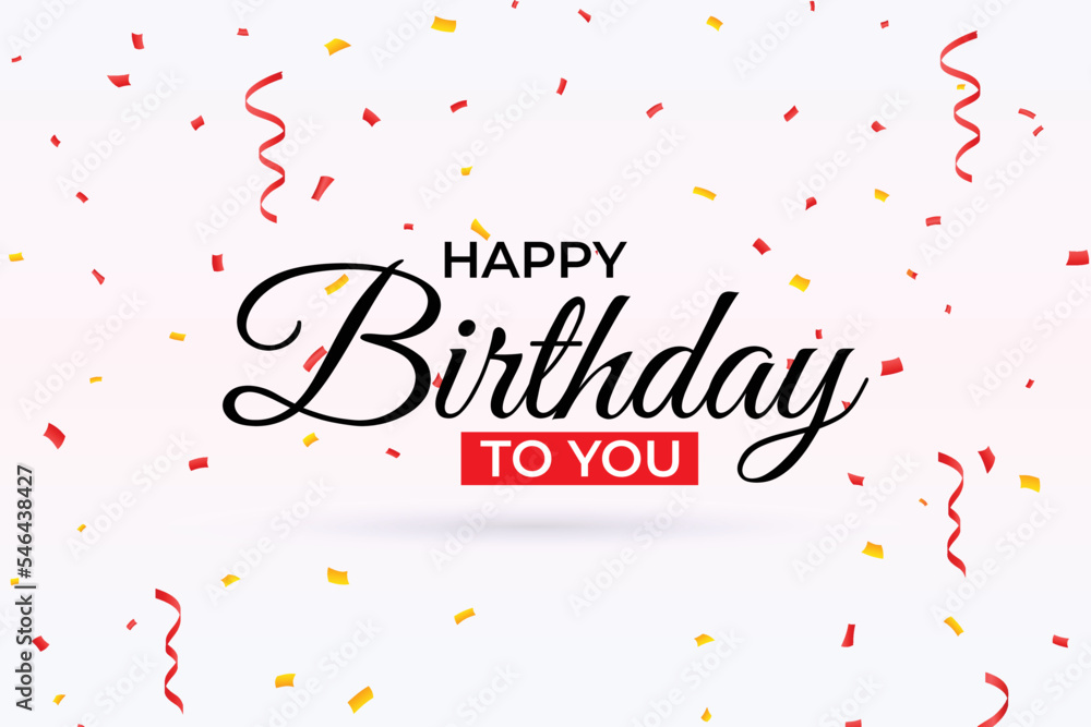 Happy birthday background design Vector illustration Happy birthday background design Vector illustration