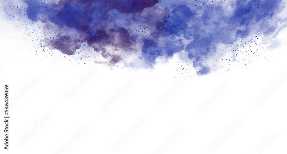 abstract cloud border effect and dark blue powder explosion abstract cloud border effect and dark blue powder explosion