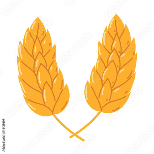 wheat spikes icon