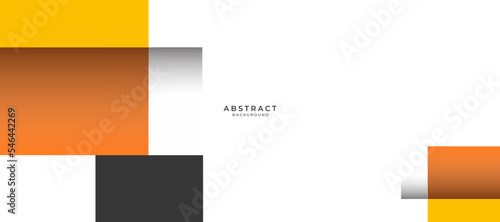 abstract geoemetric orange and yellow background vector illustration photo