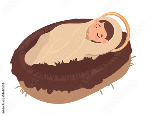 baby Jesus in cradle