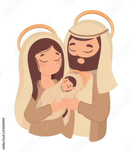 sacred family scene