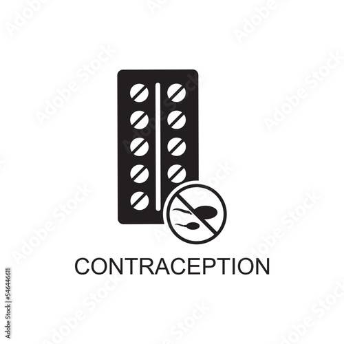contraception icon , pregnancy icon vector
