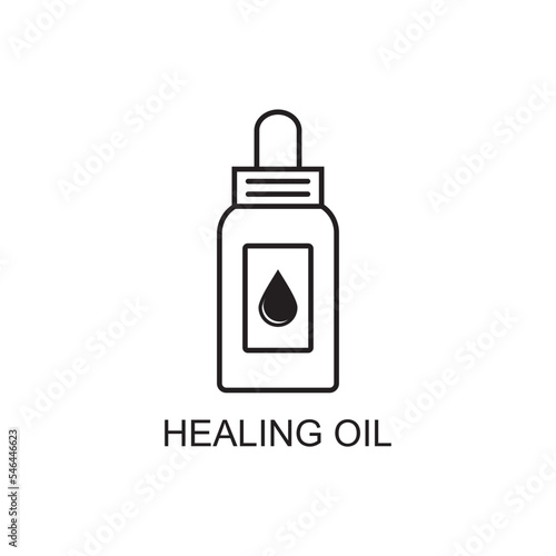 healing oil icon , dropper icon