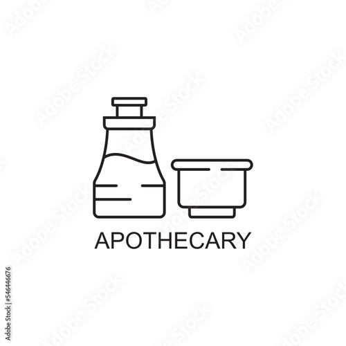 apothecary icon , medical icon vector